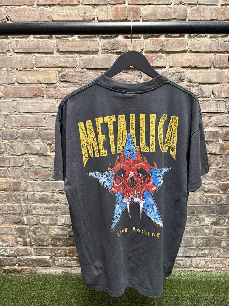 Vintage Metallic Be Careful What You Wish Tee Sz. L