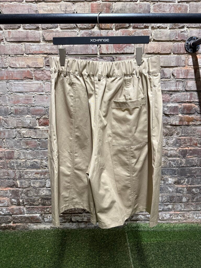 6cRAyon Elastic Waist Wide Leg Shorts sx. XL