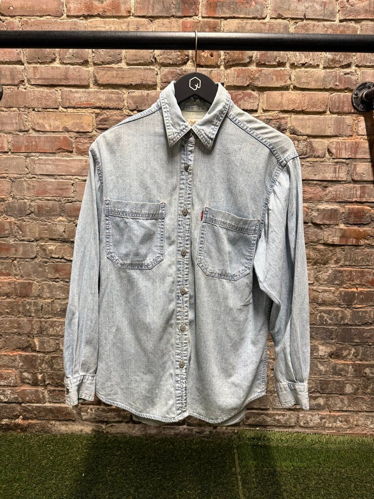 Vintage Levi Red Tab Denim Polo L/S sz. S