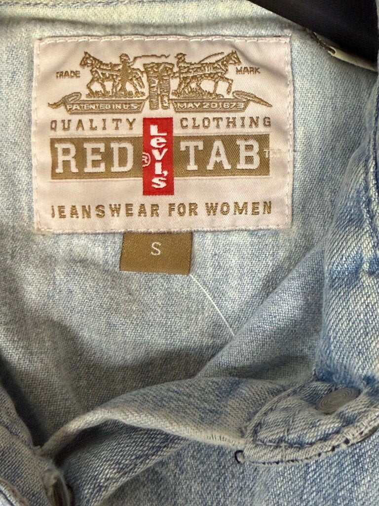 Vintage Levi Red Tab Denim Polo L/S sz. S