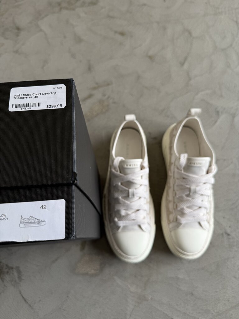 Amiri Stars Court Low-Top Sneakers sz. 42