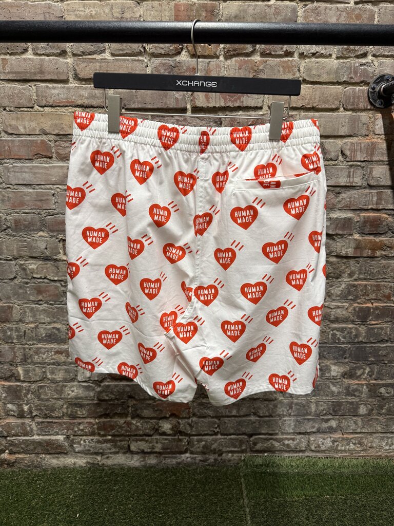 Human Made Heart Aloha Shorts sz. XL