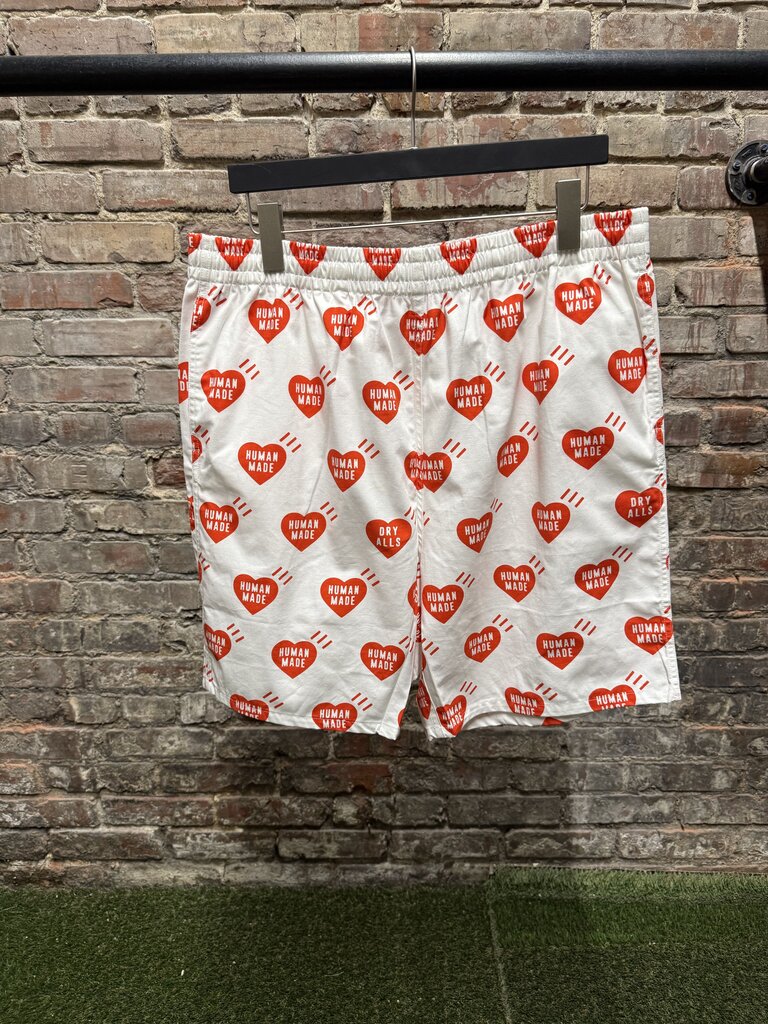 Human Made Heart Aloha Shorts sz. XL