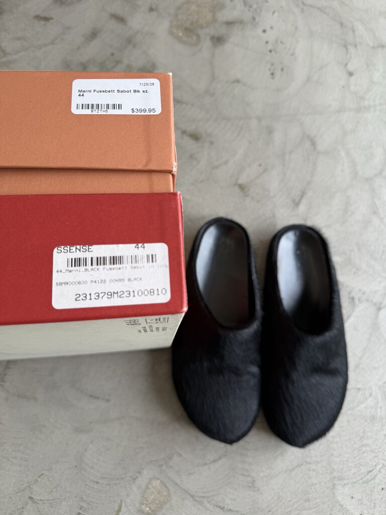 Marni Fussbett Sabot Blk sz. 44