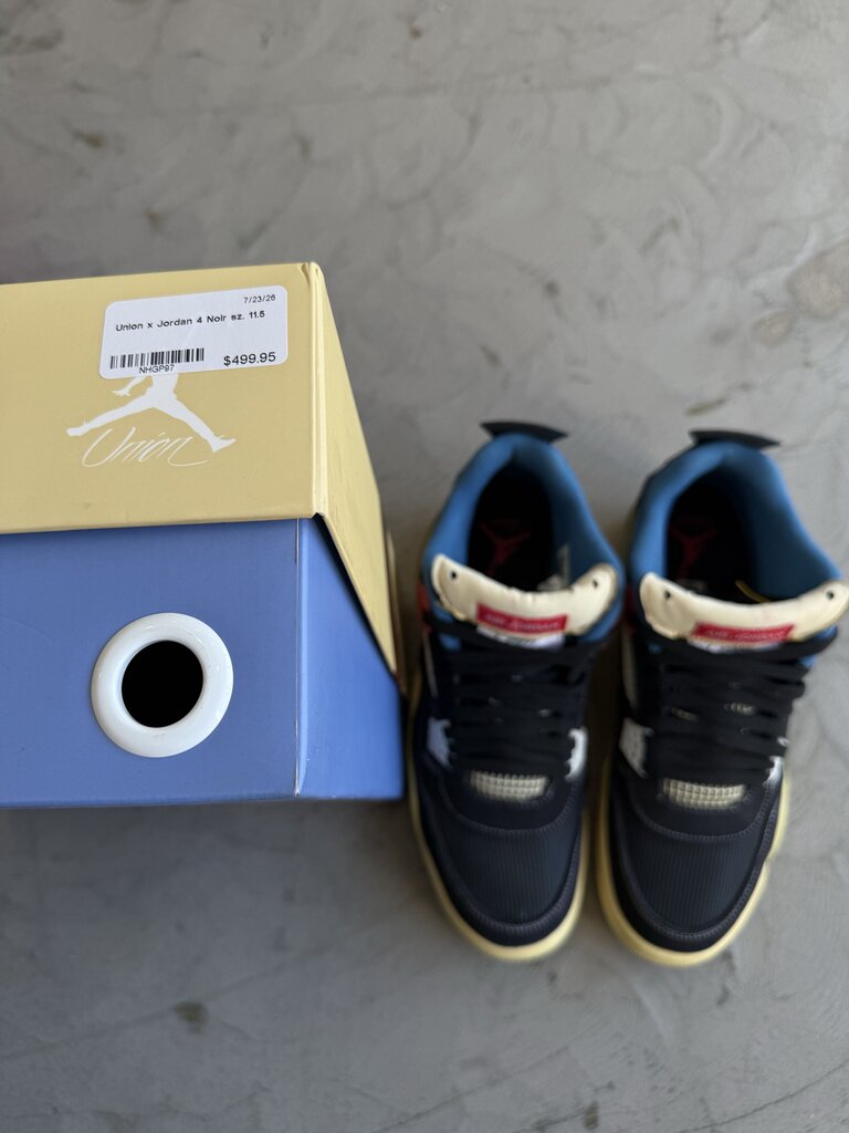 Union x Jordan 4 Noir sz. 11.5