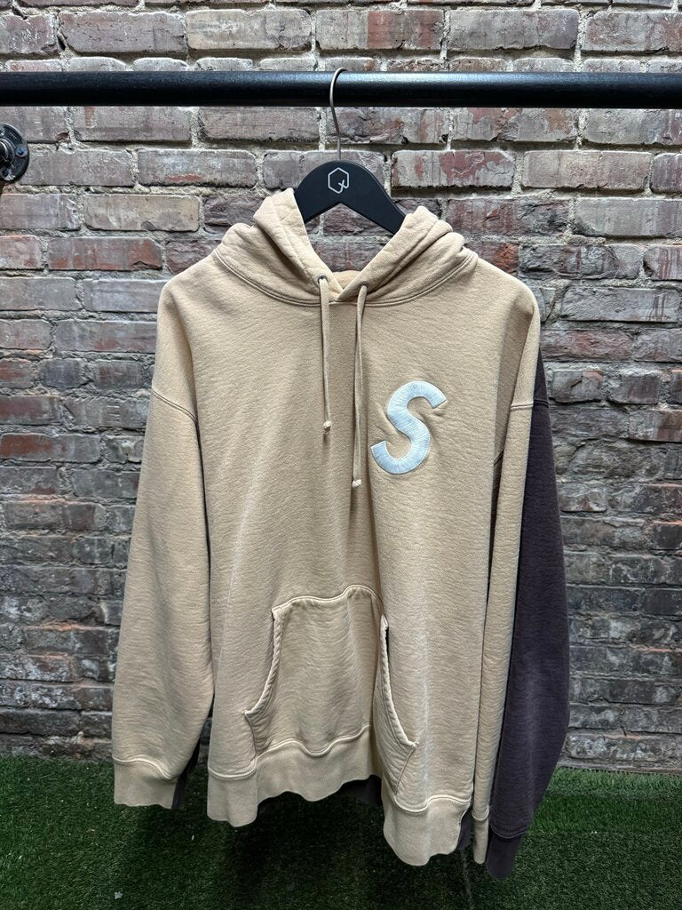 Supreme S Logo Split Hoodie sz. XL