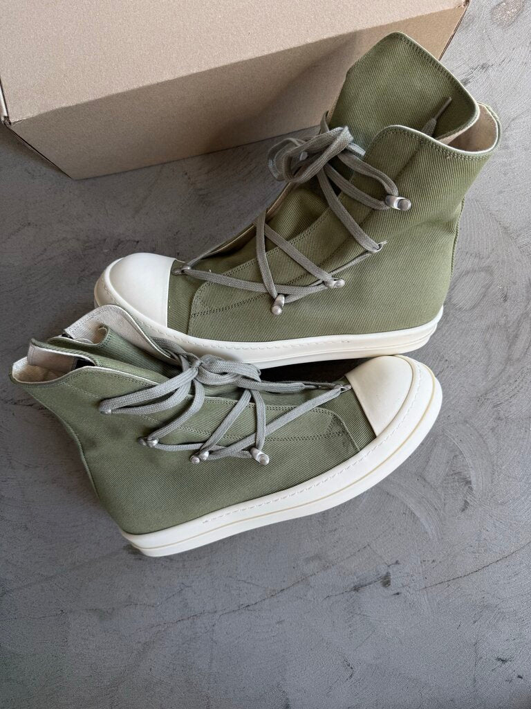 Rick Owen DRKSHDW Hexa High-Top Sage/Milk sz. 44