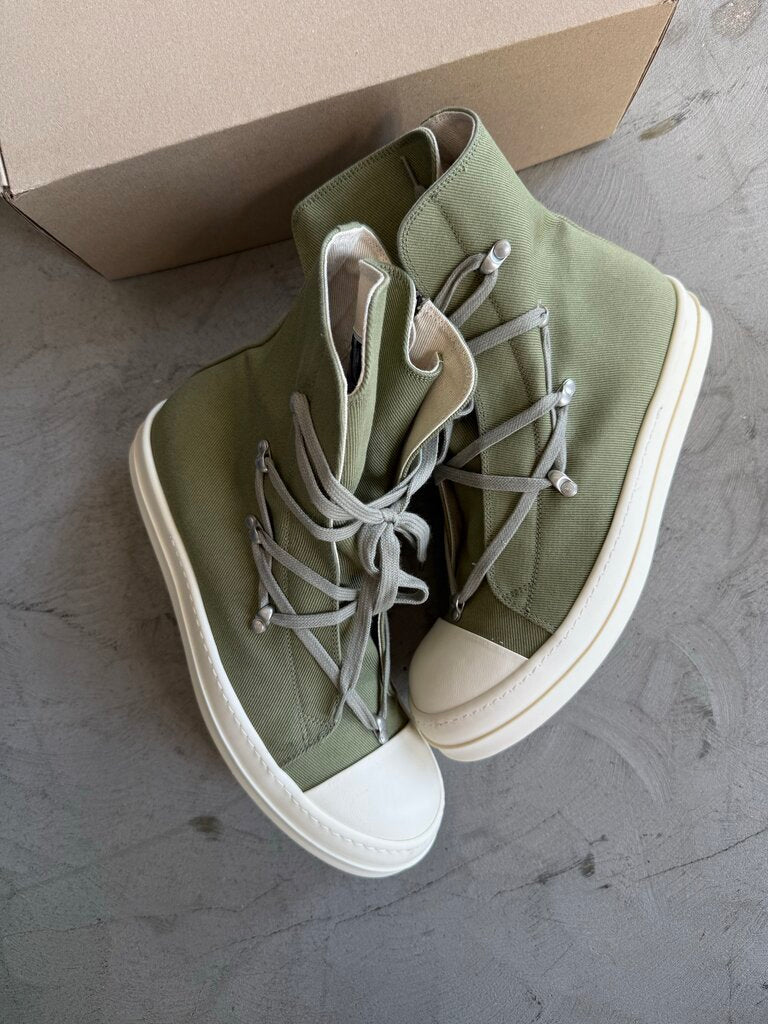 Rick Owen DRKSHDW Hexa High-Top Sage/Milk sz. 44