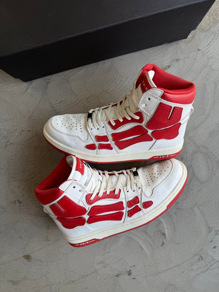 Amiri High Top Bone Red sz. 10