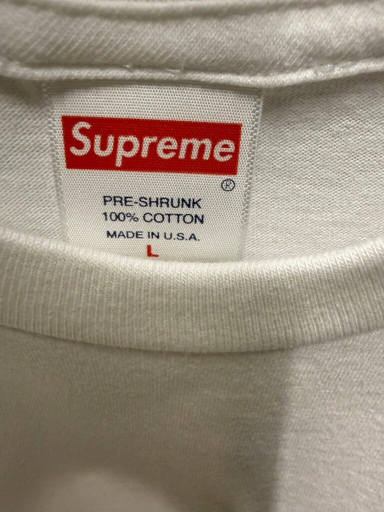 Supreme Shrek White Tee sz. L