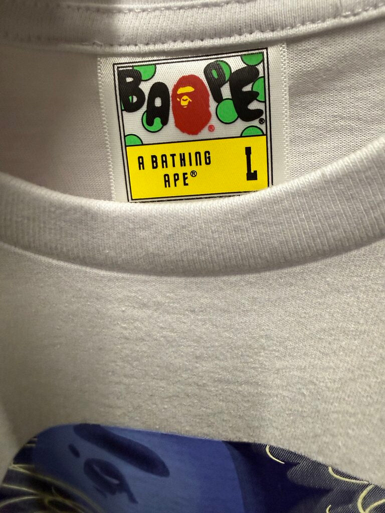 A Bathing Ape Storm Big Ape Head White sz. L