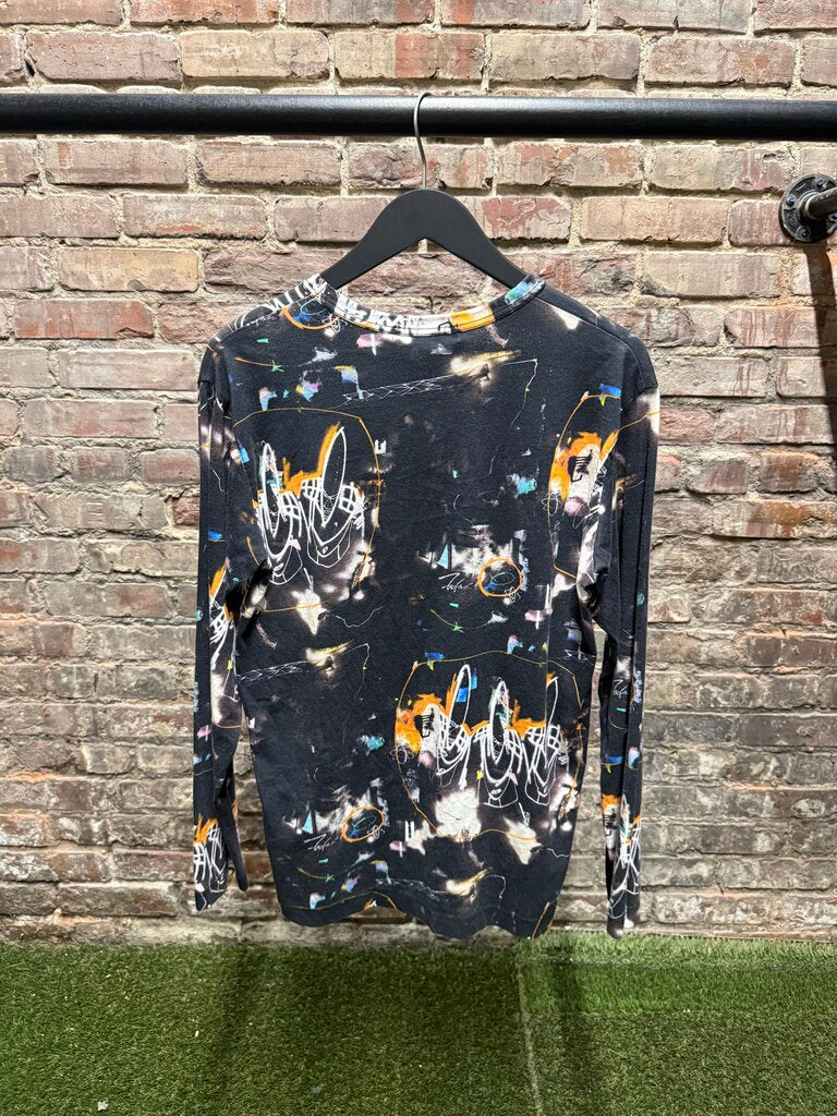 CDG Abstract Print L/S sz. L