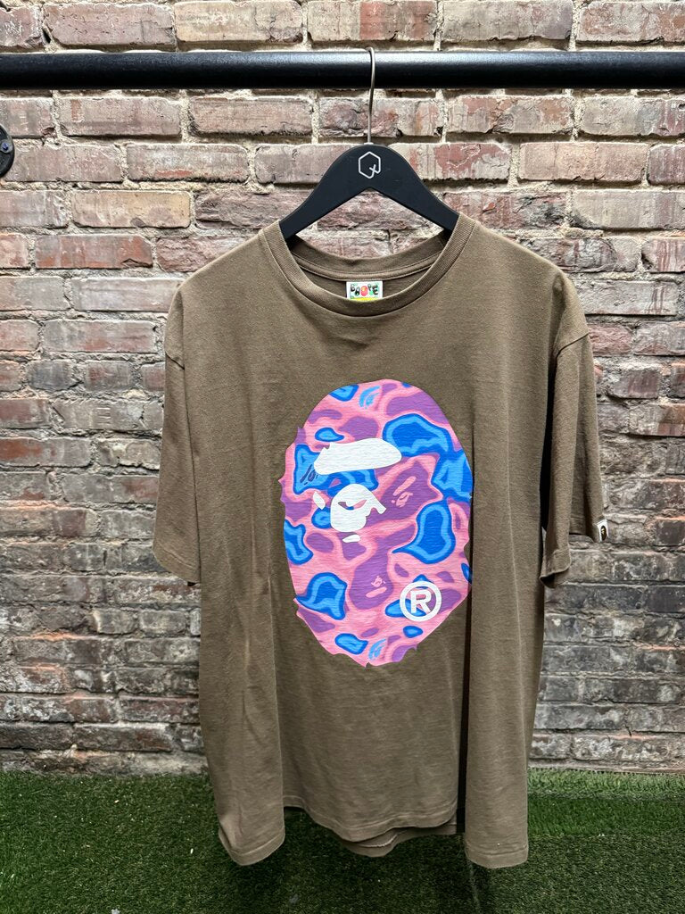 A Bathing Ape Bape Head Brwn sz. 2XL
