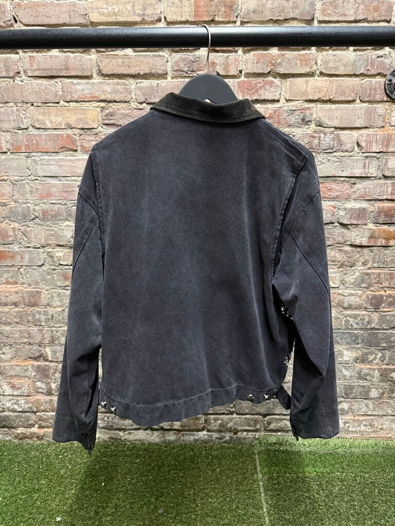 Vale State Black Ice Crystal Work Jacket sz. L