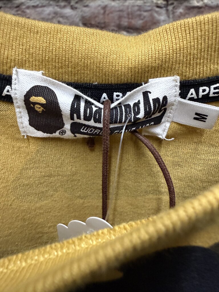 Bape 1st Camo Tiger Tee Yellow sz. M