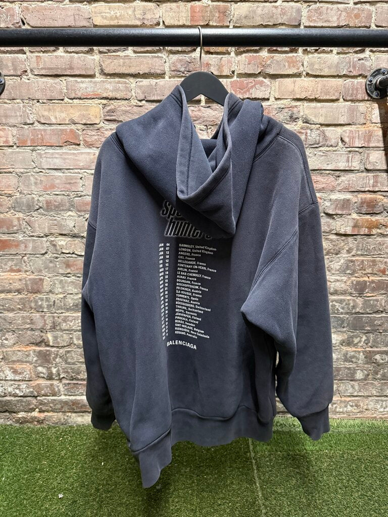 Balenciaga 19aw Speedhunters Pullover Heavy Hoodie sz. S