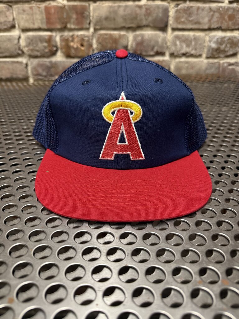 Vintage 1980's California Angels Mesh Trucker