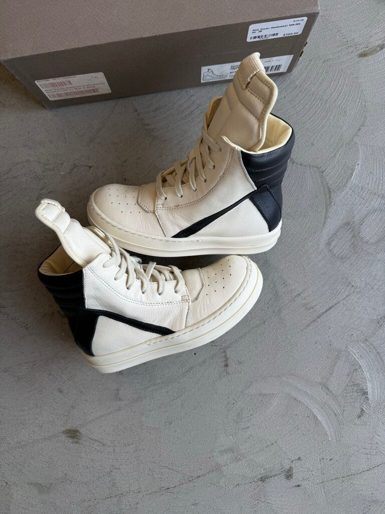 Rick Owen Geobasket Milk/Blk sz. .28