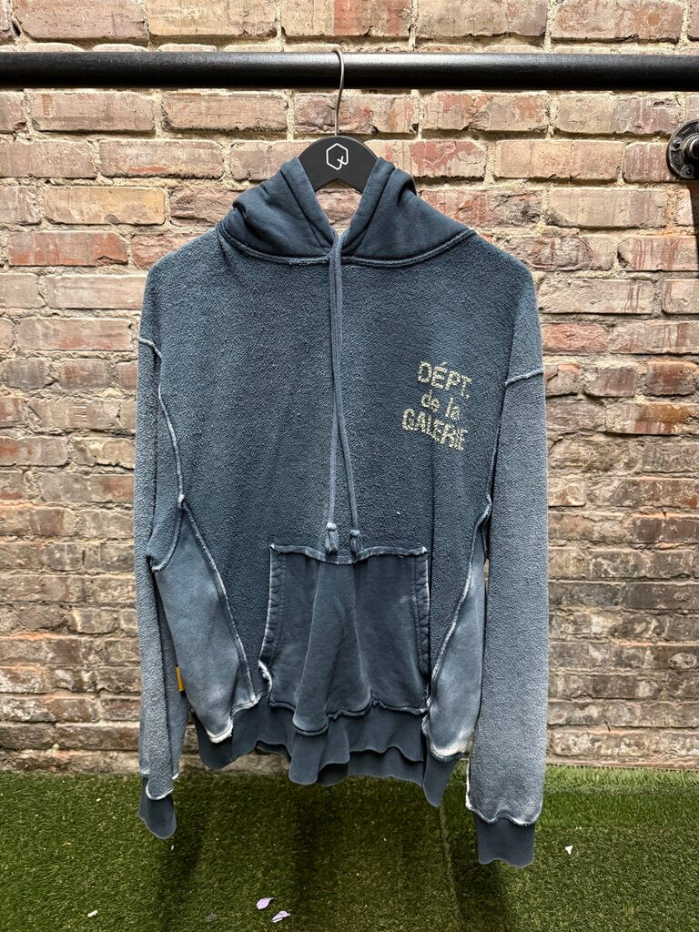 Gallery Dept. French Logo Hoodie Blue sz, M