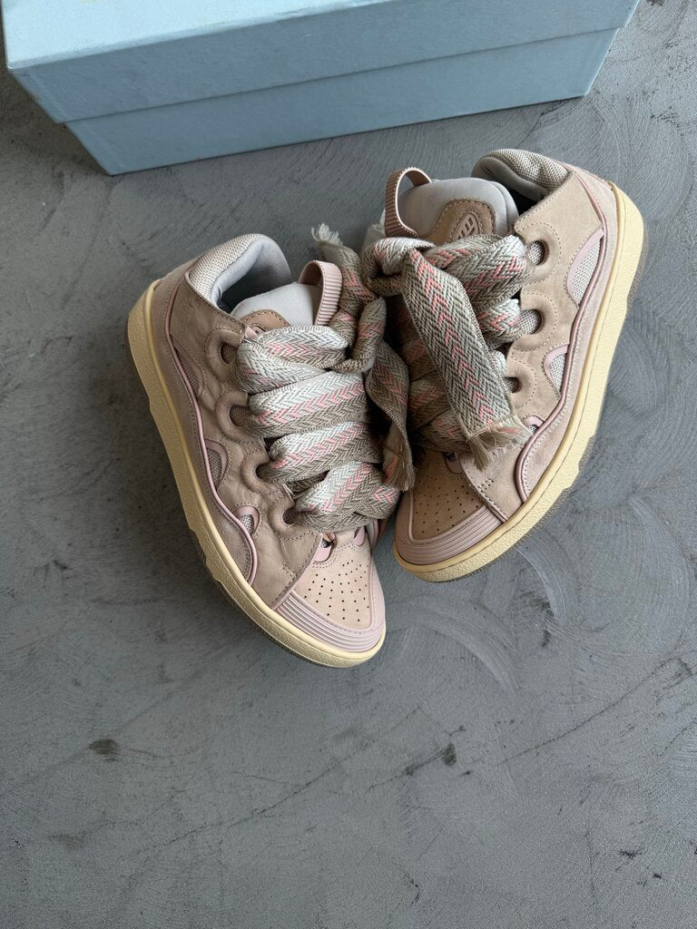 Lanvin Curb Sneakers Peach sz. 40