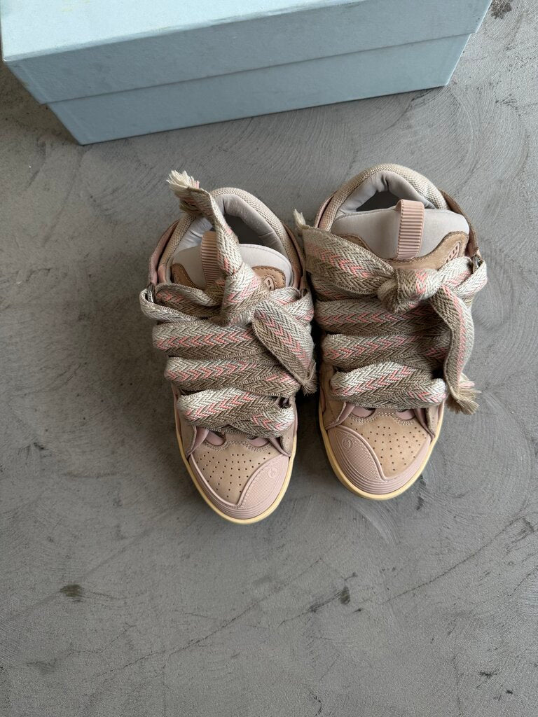 Lanvin Curb Sneakers Peach sz. 40