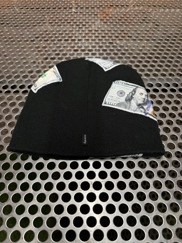 Supreme Money Beanie Black