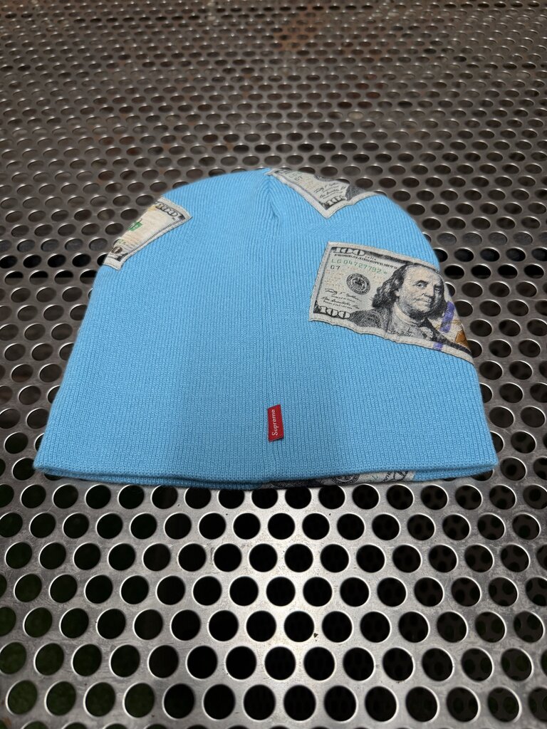 Supreme Money Beanie Light Blue