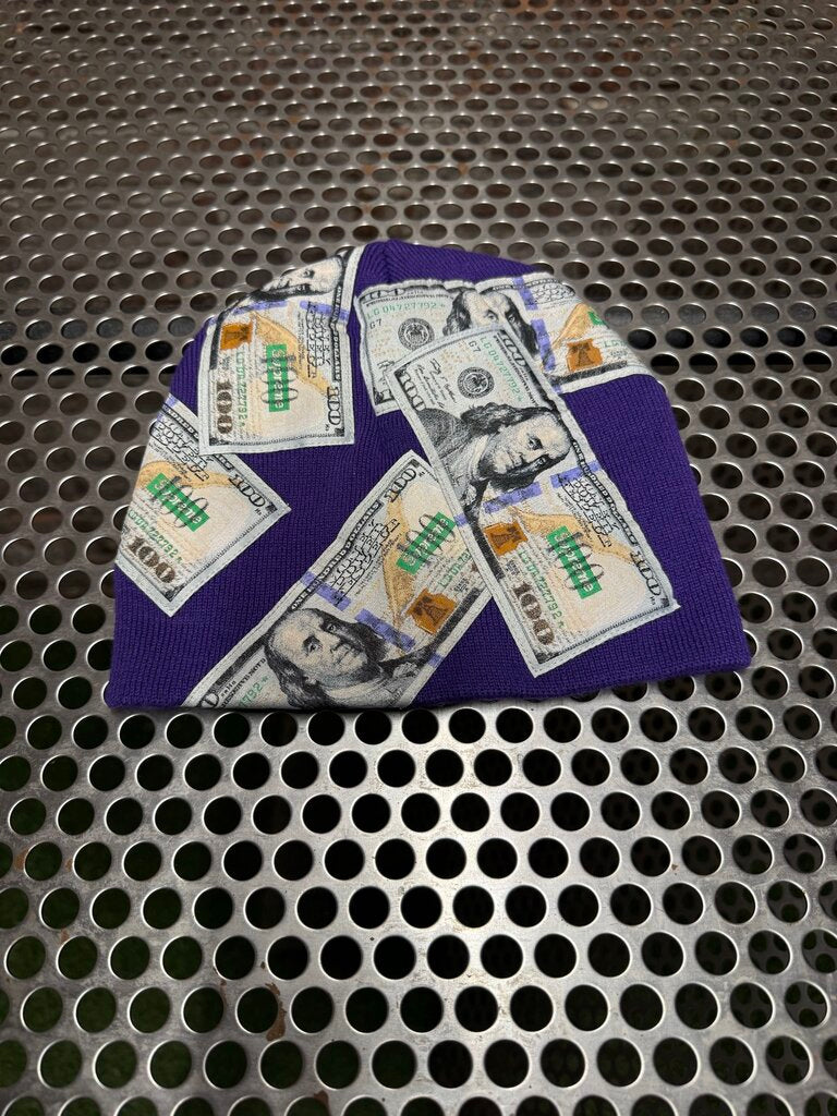 Supreme Money Beanie Purple