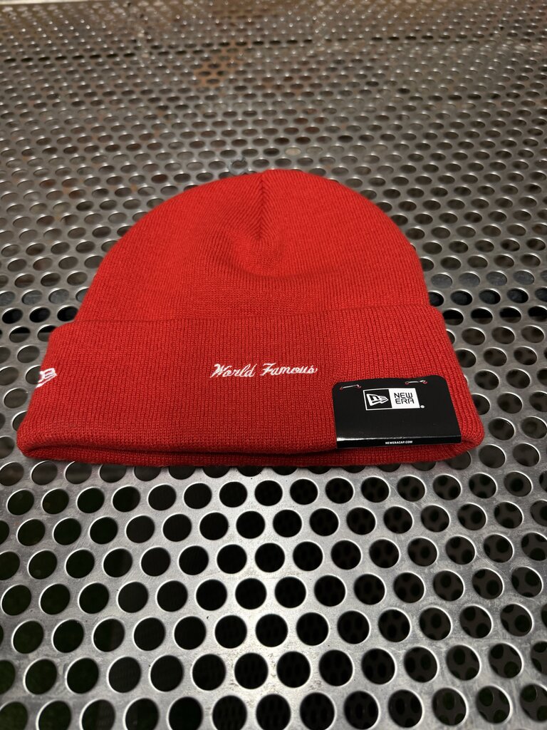 New Era X Supreme Beanie Red