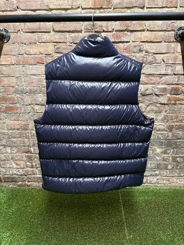 Moncler Tibb Puffer Down Vest Navy sz. 7