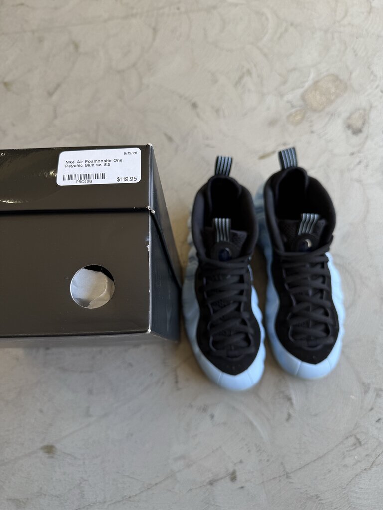Nike Air Foamposite One Psychic Blue sz. 8.5