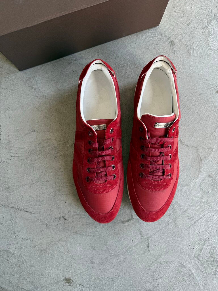 Louis Vuitton Suede Runner Red sz. 45