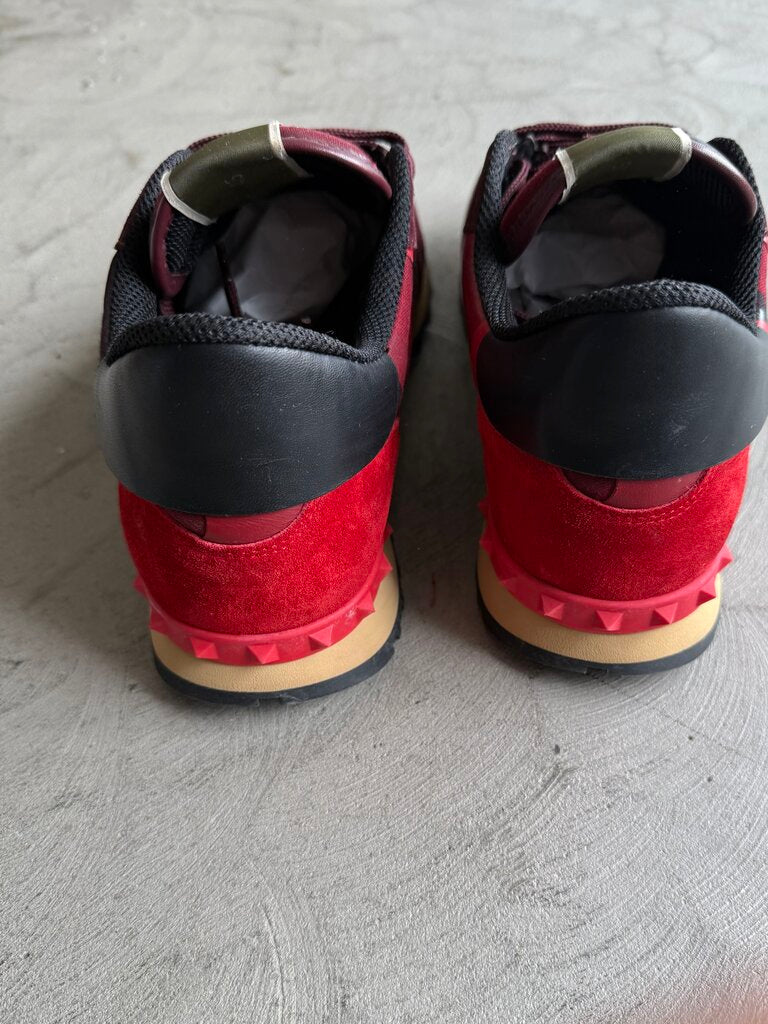 Valentino Garavani Camouflage Rockrunner Red Sneaker sz. 45