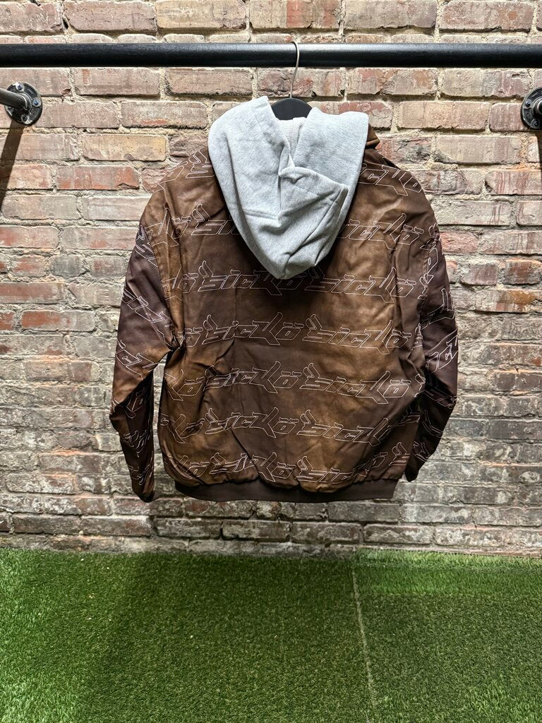 SickÖ Born From Pain Brown Leather sz. L