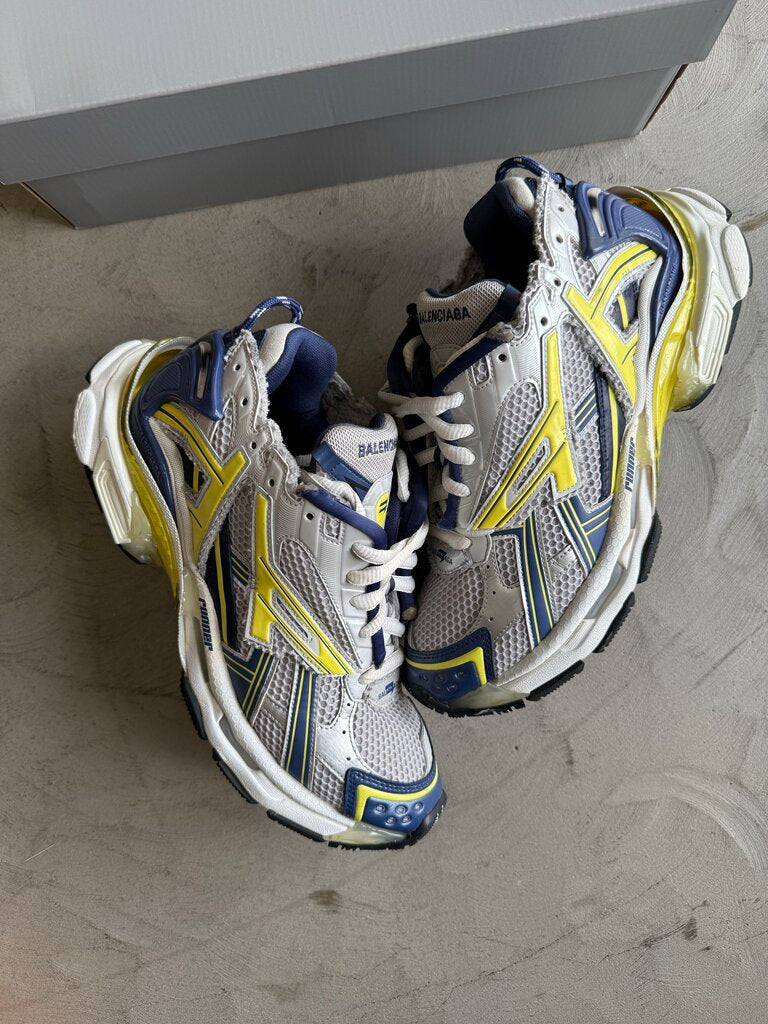 Balenciaga Runner White Yellow Blue sz. 44