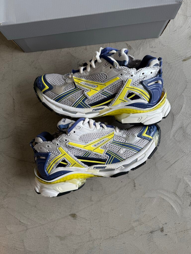 Balenciaga Runner White Yellow Blue sz. 44