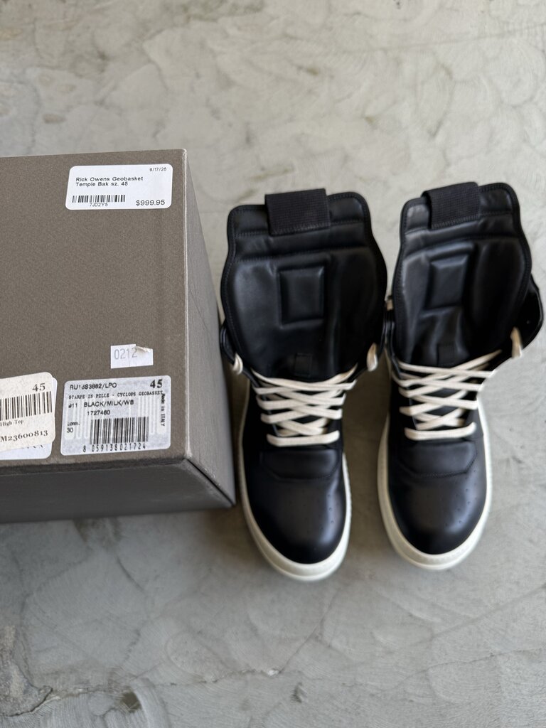 Rick Owens Geobasket Temple Bak sz. 45