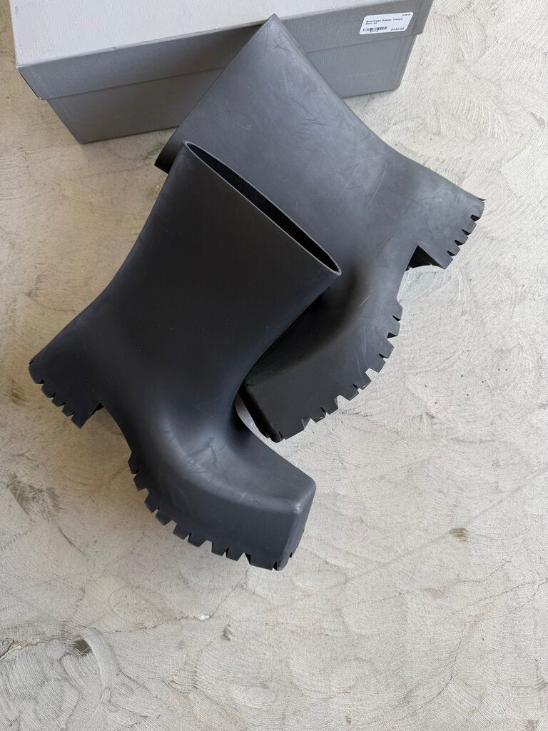 Balenciaga Rubber Trooper Boot 44