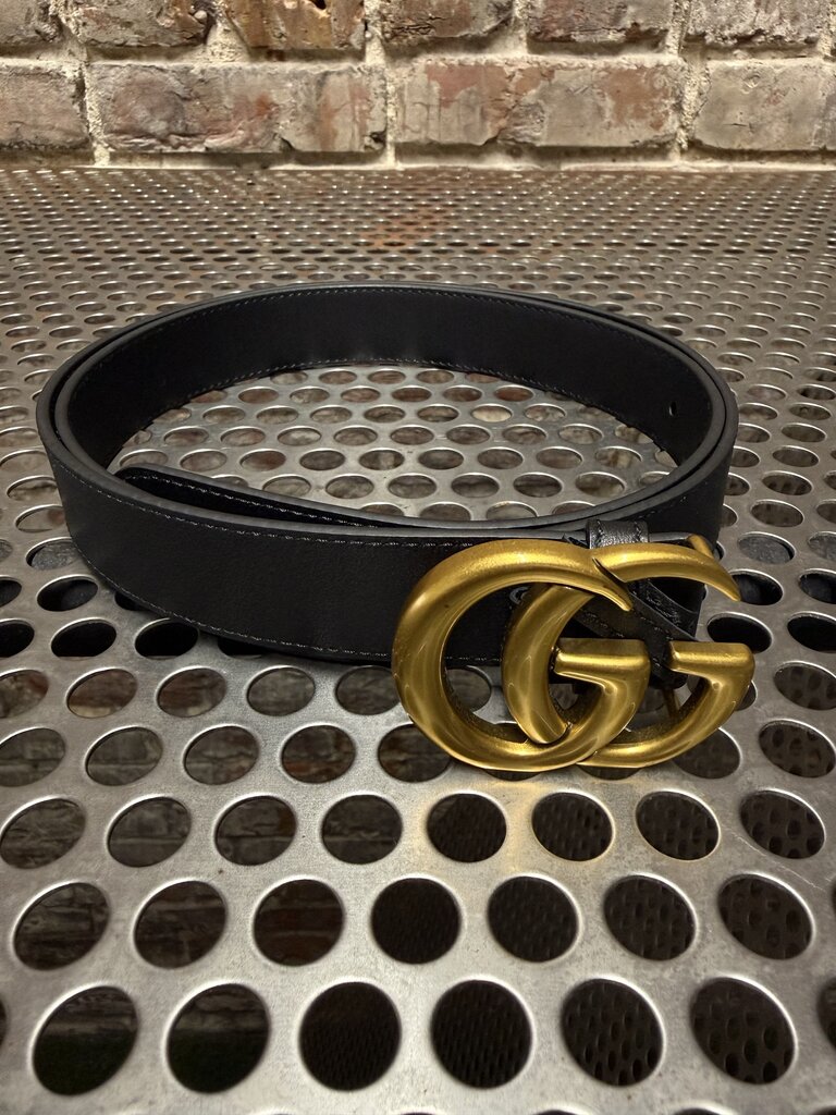 Gucci Belt GG Gold Logo Buckle sz. 105