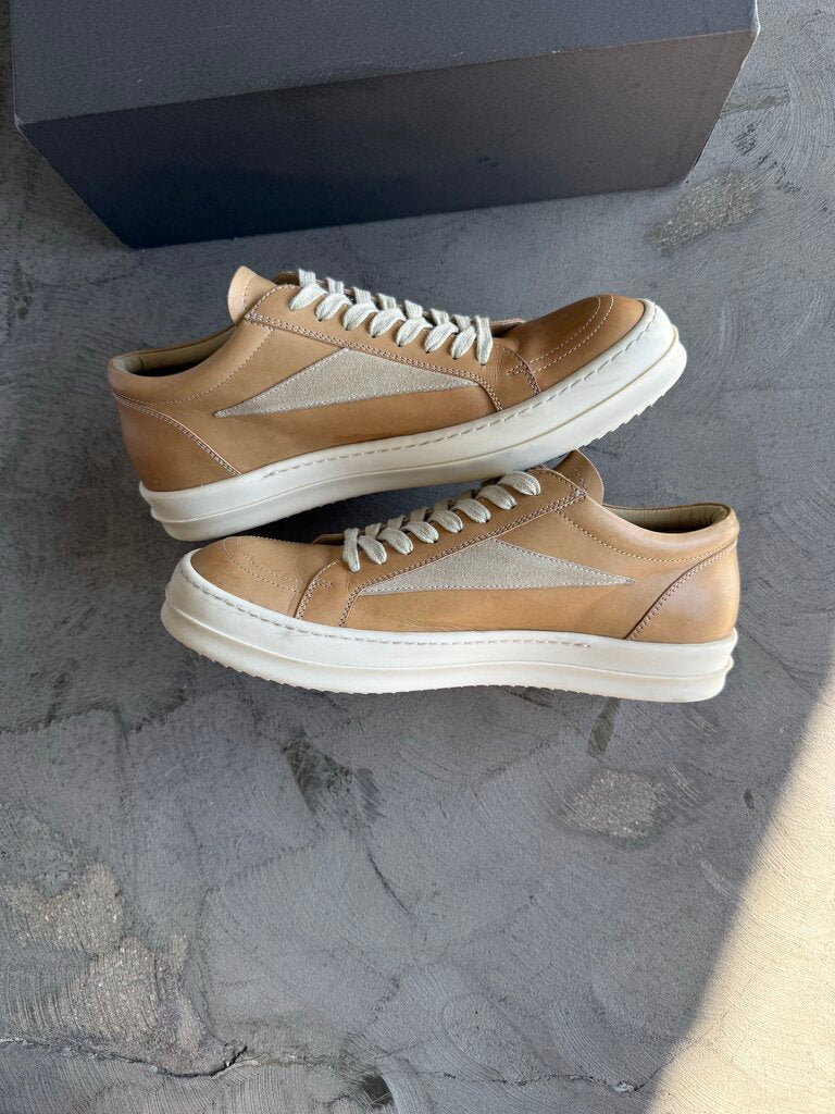 Rick Owen Hollywood Vintage Vans Parchment Milk sz. 43