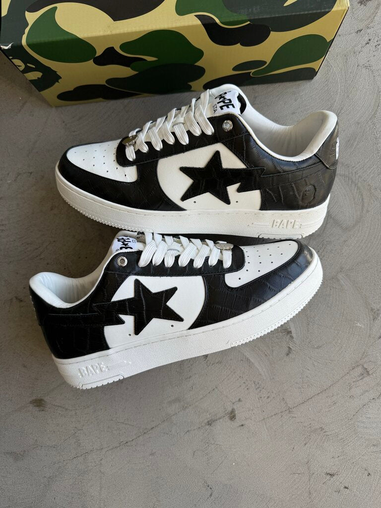 A Bathing Ape Sta #3 Croc Embossed sz. 12