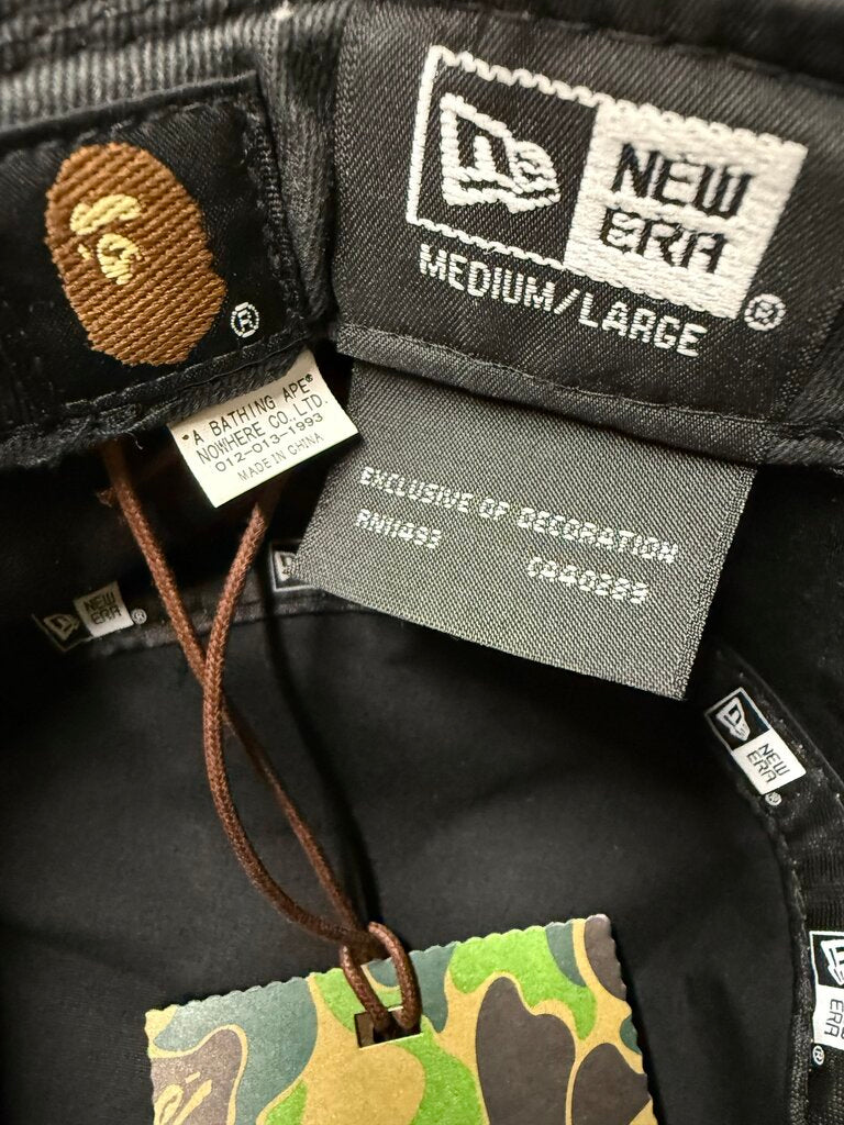Bape New Era Yellow Camo Bucket Hat