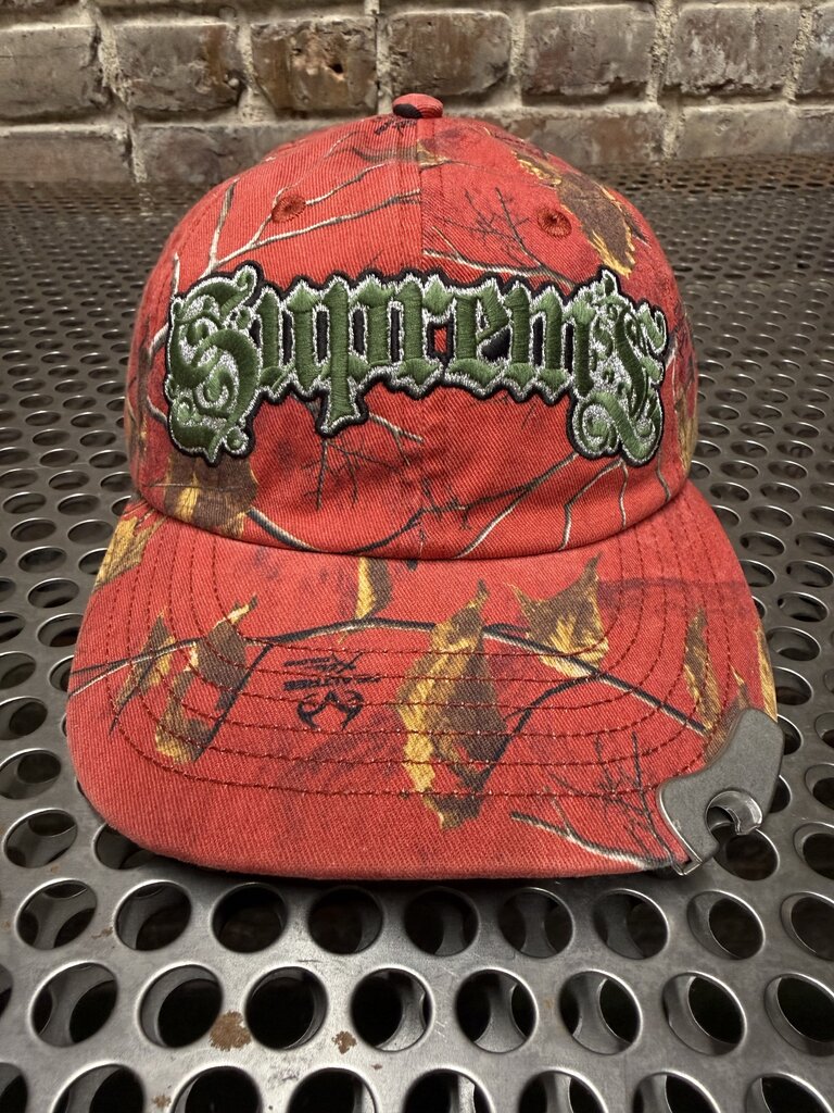 Supreme Bottle Opener 6 Panel Hat Red