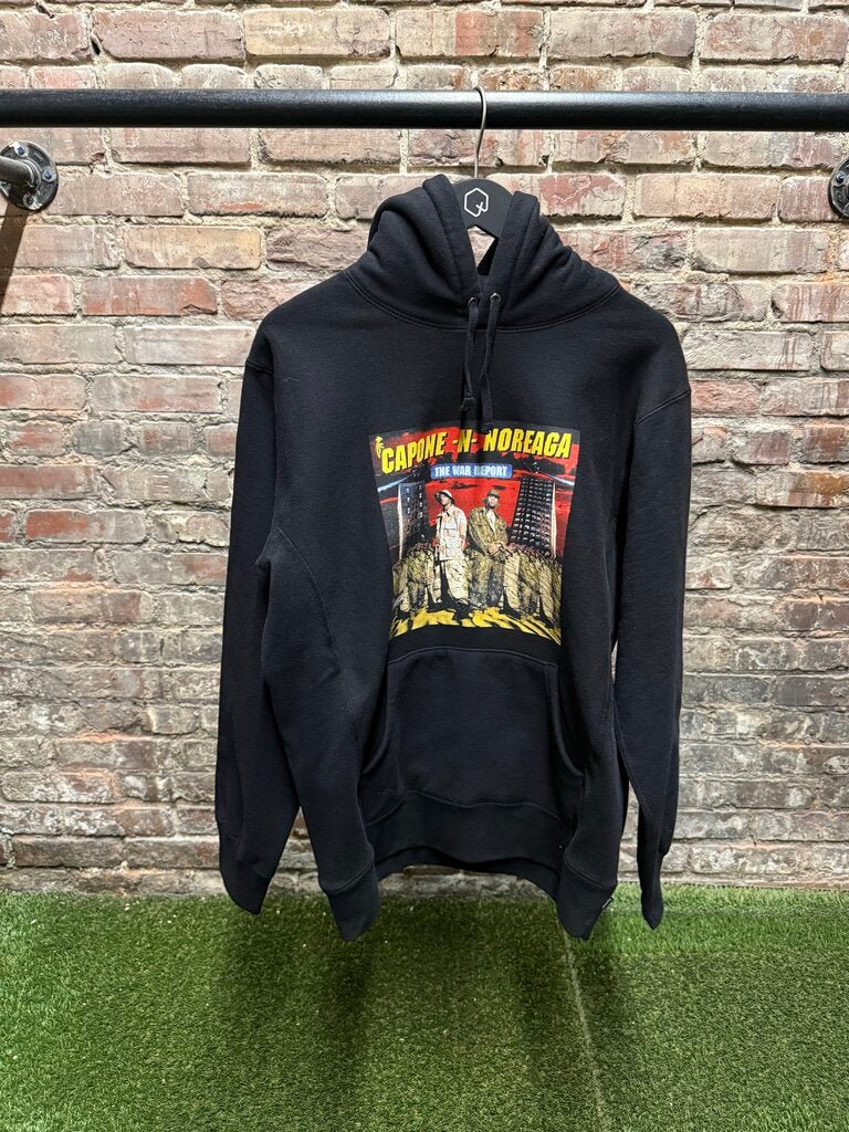 Supreme Capone N Noreaga "The War Report" Hoodie Black L