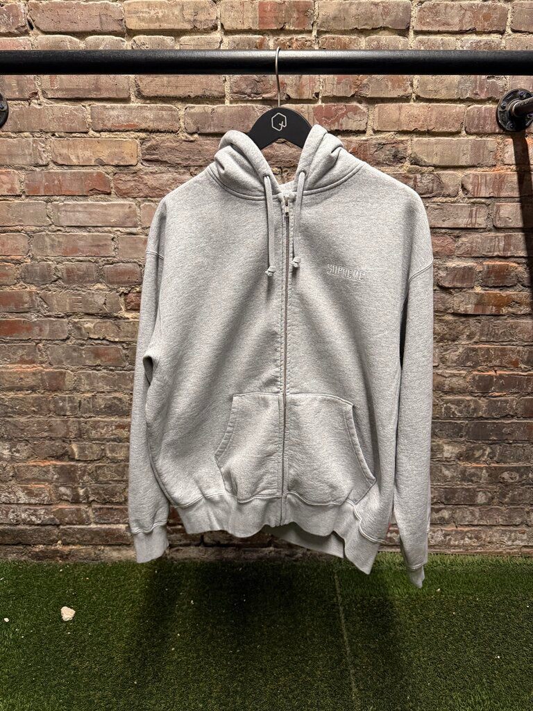 Supreme Blessed Applique' Hoodie Grey M