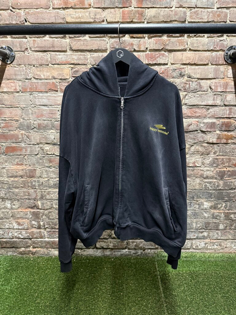 HMDD Crystal Zip-Up Hoodie Black XL