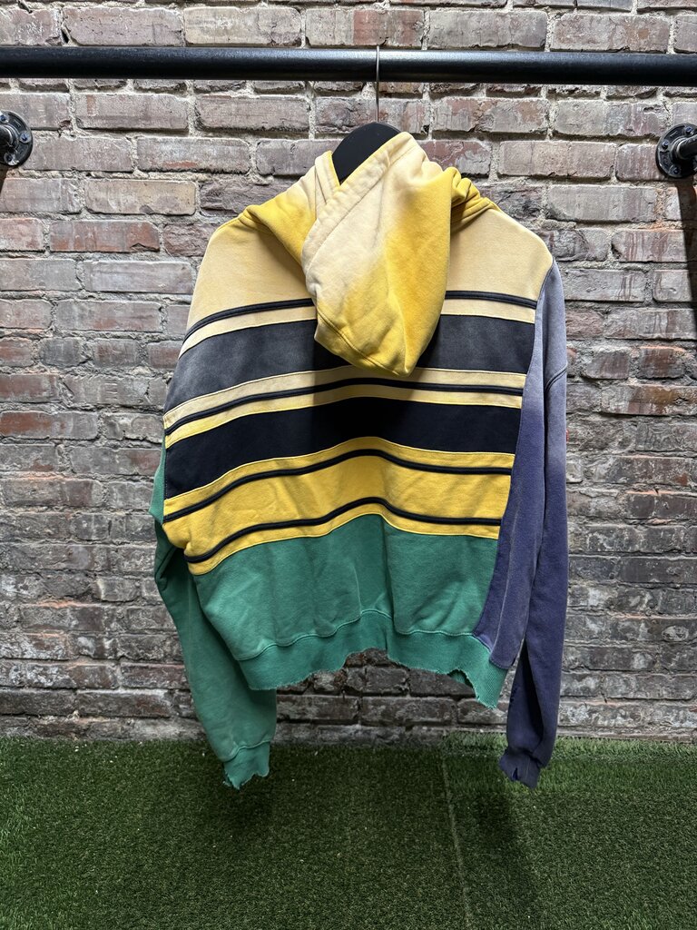 Vale Forever Mardi Gras Collage Zip Up Hoodie sz. L