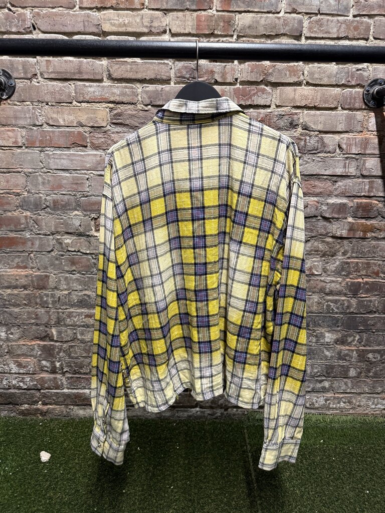 Vale Rhinstone Flannel Yellow sz. XXL