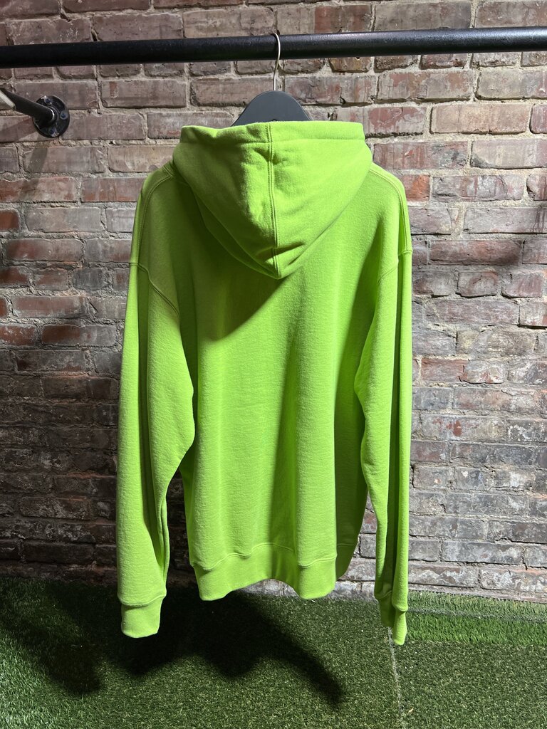 Supreme Tag Logo Hoodie Lime Sz. XL