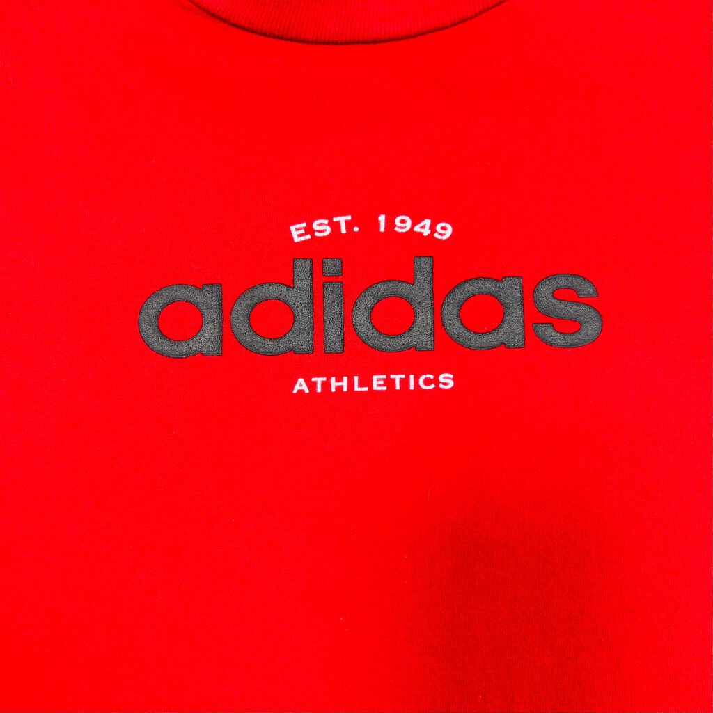 90s Adidas Athletics Tee Red Sz. XXL